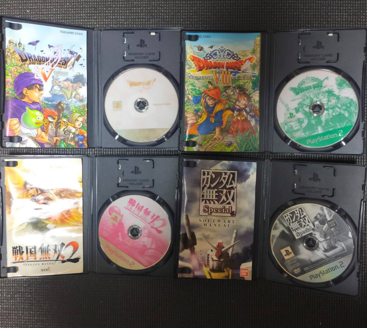 PS2 ゲームソフト 7本セット まとめ売り ドラゴンクエスト ファイナルファンタジー 等 中古の画像4