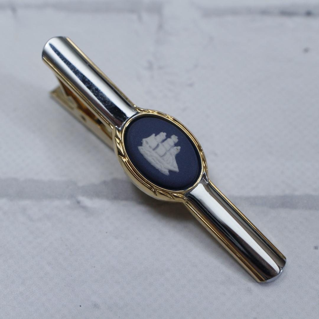 [ анонимность рассылка ] Wedgwood булавка для галстука Gold камея темно-синий 