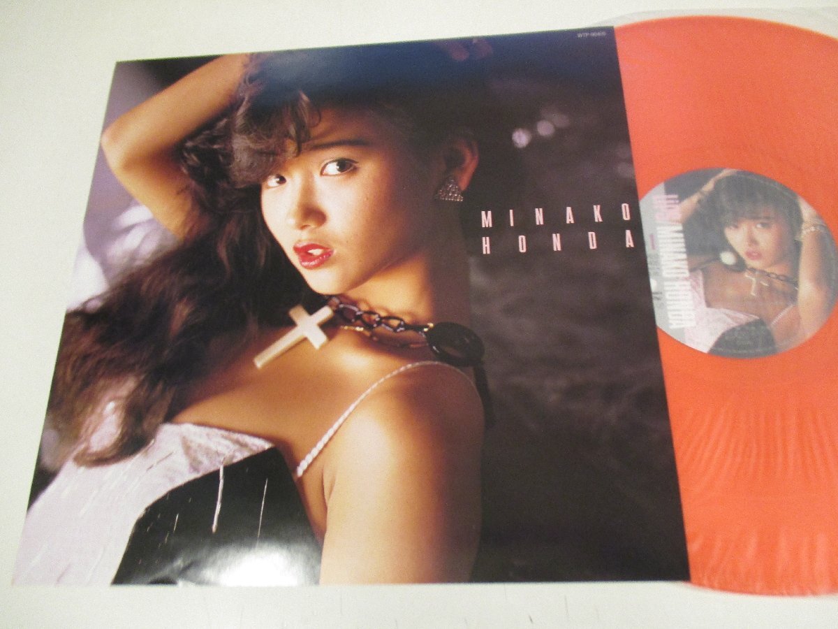帯付カラー・レコード 『本田美奈子 / リップス』 MINAKO HONDA / LIPS (Z15)の画像10