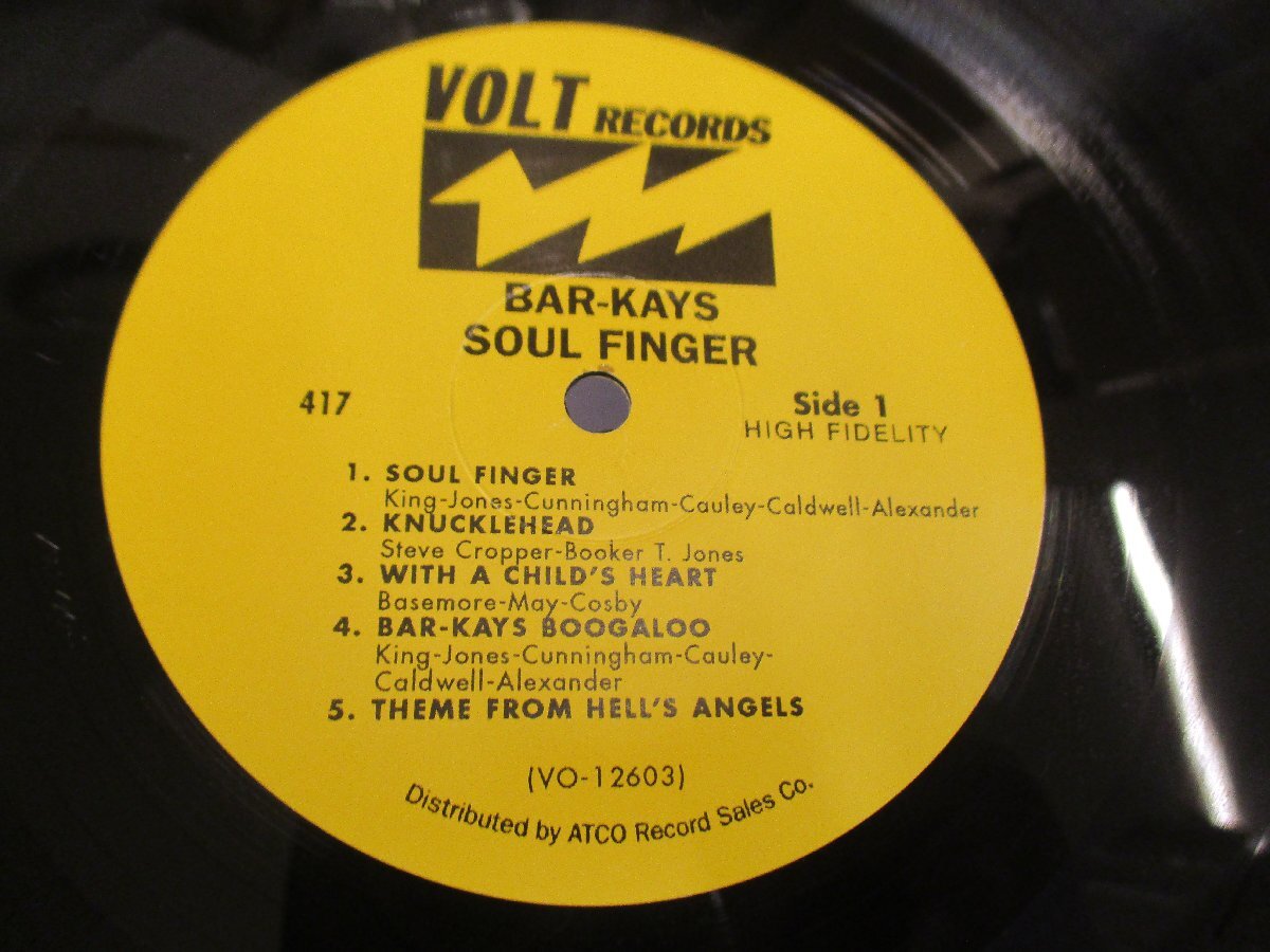 再発LP 『Bar-Kays / Soul Finger』 Reissue (Z16) の画像3