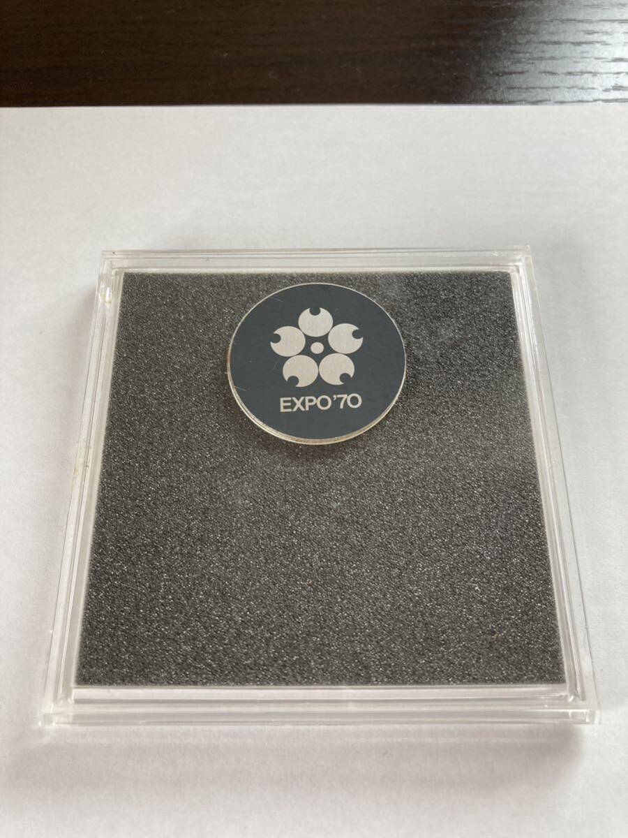 日本万国博覧会 銀メダル 大阪万博 記念メダル EXPO’70 100円硬貨の画像2