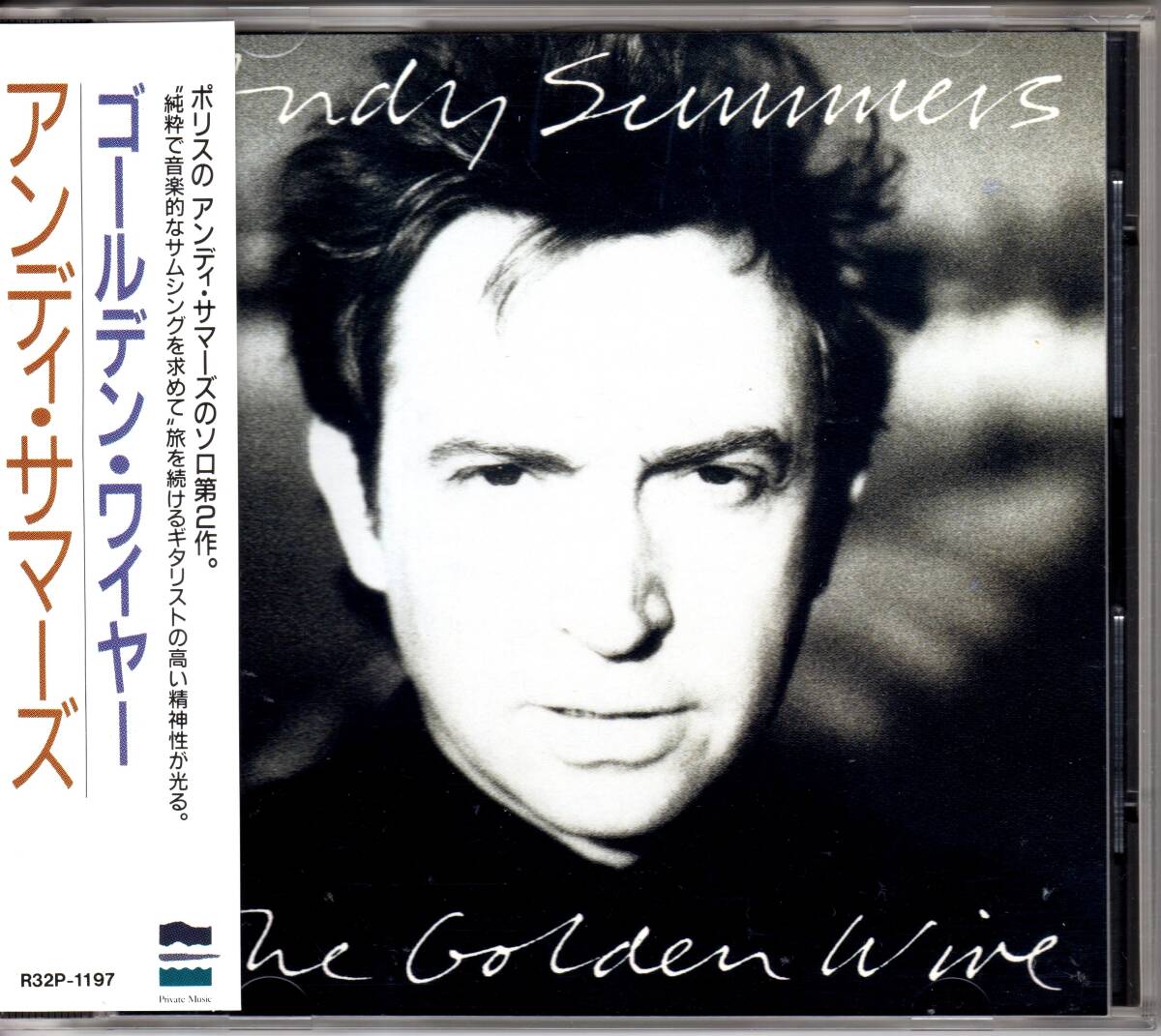 *ANDY SUMMERS( Anne ti* summer z)/The Golden Wire*89 год departure таблица. Solo no. 2 произведение глаз. супер большой название запись * очень редкий . первый раз. старый стандарт записано в Японии & с лентой & состояние хороший *