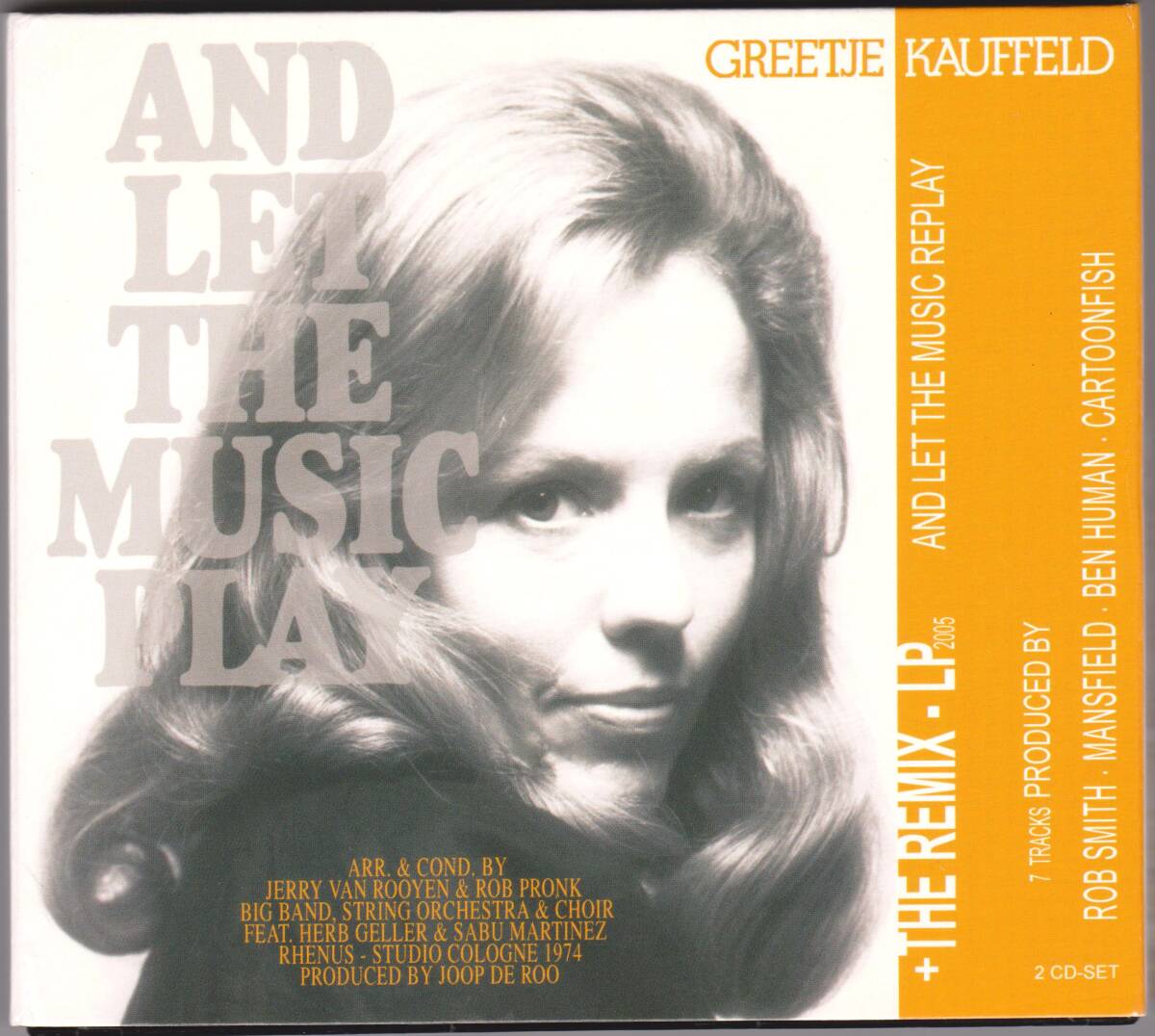 ☆GREETJE KAUFFELD(フリーチャ・カウフェルト)/And Let The Music Play◆73年録音のオランダの名シンガーによる超大名盤◇CD２枚組セット_画像1