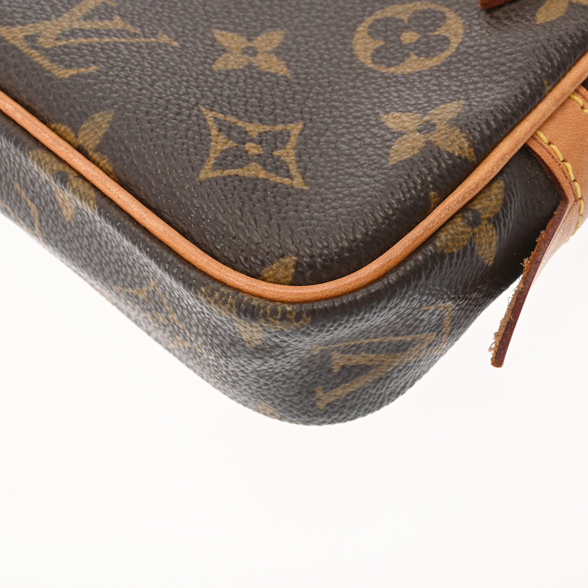 銀蔵 中古 LOUIS VUITTON ポシェット マルリーバンドリエール M51828 ブラウン モノグラムキャンバス ショルダーバッグ ランクB_画像6