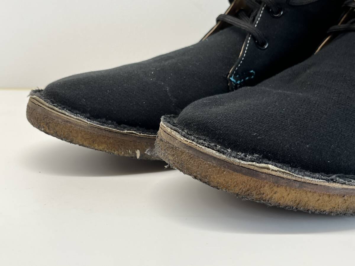 コムデギャルソン JUNYA WATANABE MAN eYe CAUSE DESERT BOOTS デザートブーツ 黒 26cmの画像6