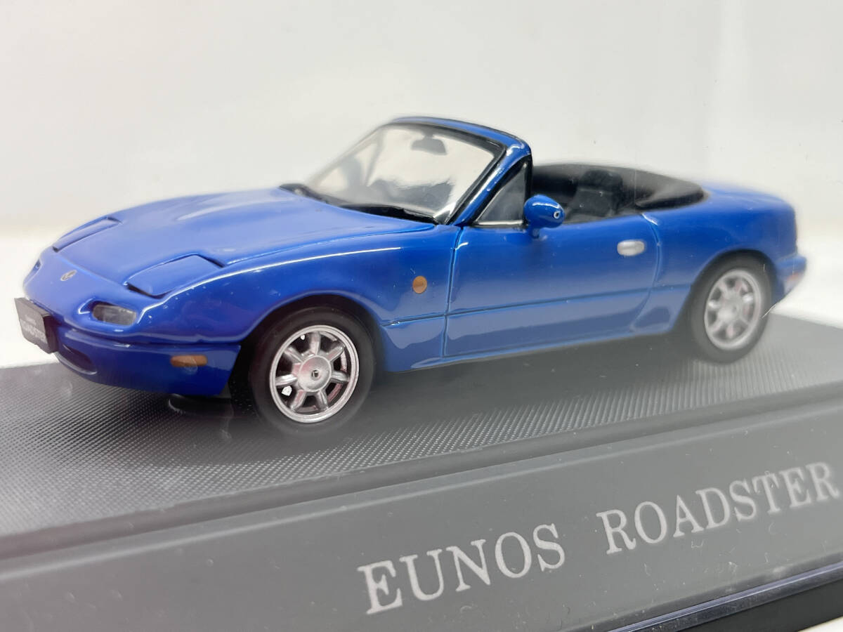 EBBRO EBBRO 1/43 Eunos Roadster EUNOS ROADSTER (BLUE) прекрасный товар * твердый / мягкий верх имеется * миникар 