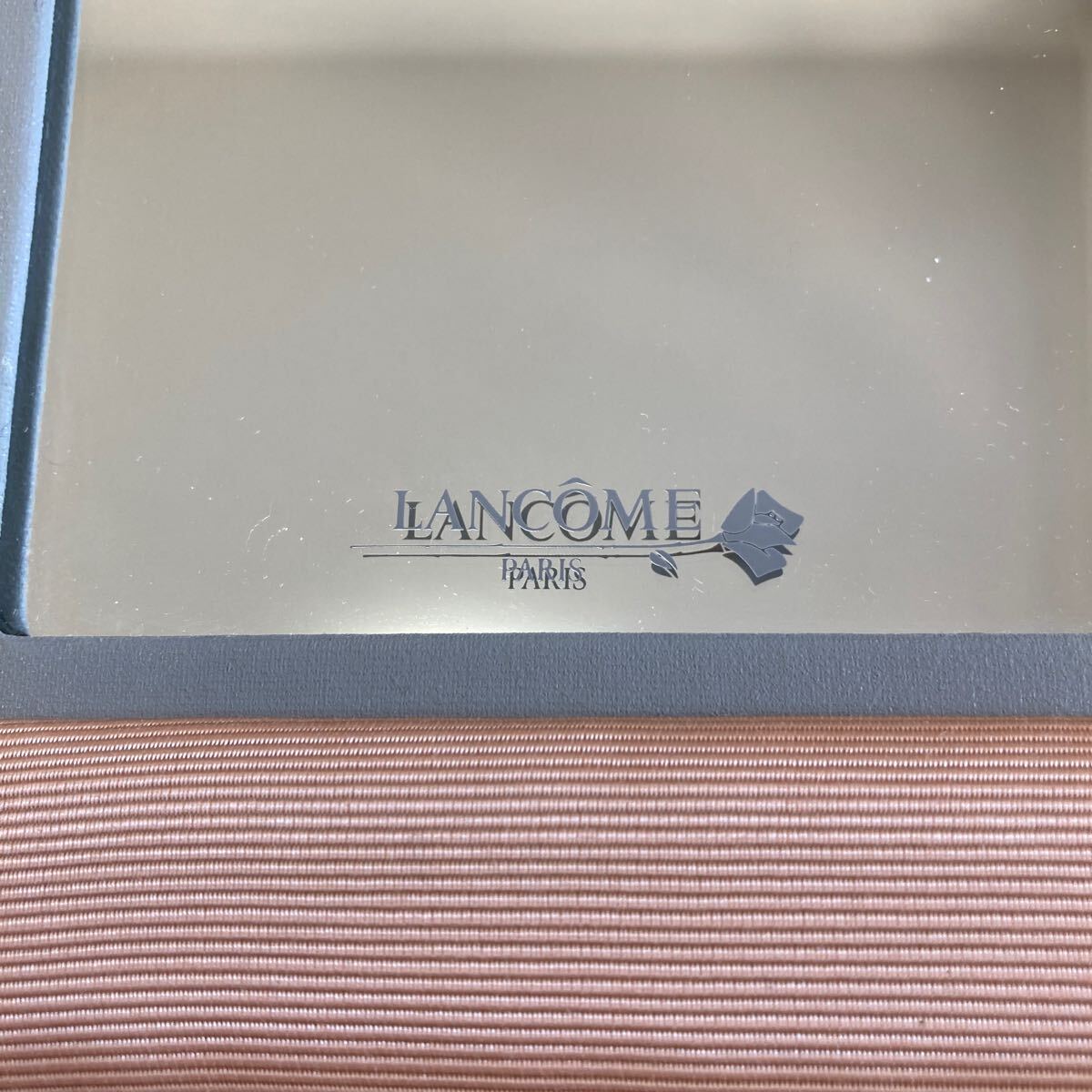 非売品 ノベルティ ランコム LANCOME 写真立て兼卓上鏡 フォトスタンド スタンドミラー メイクアップミラー 昭和レトロの画像5