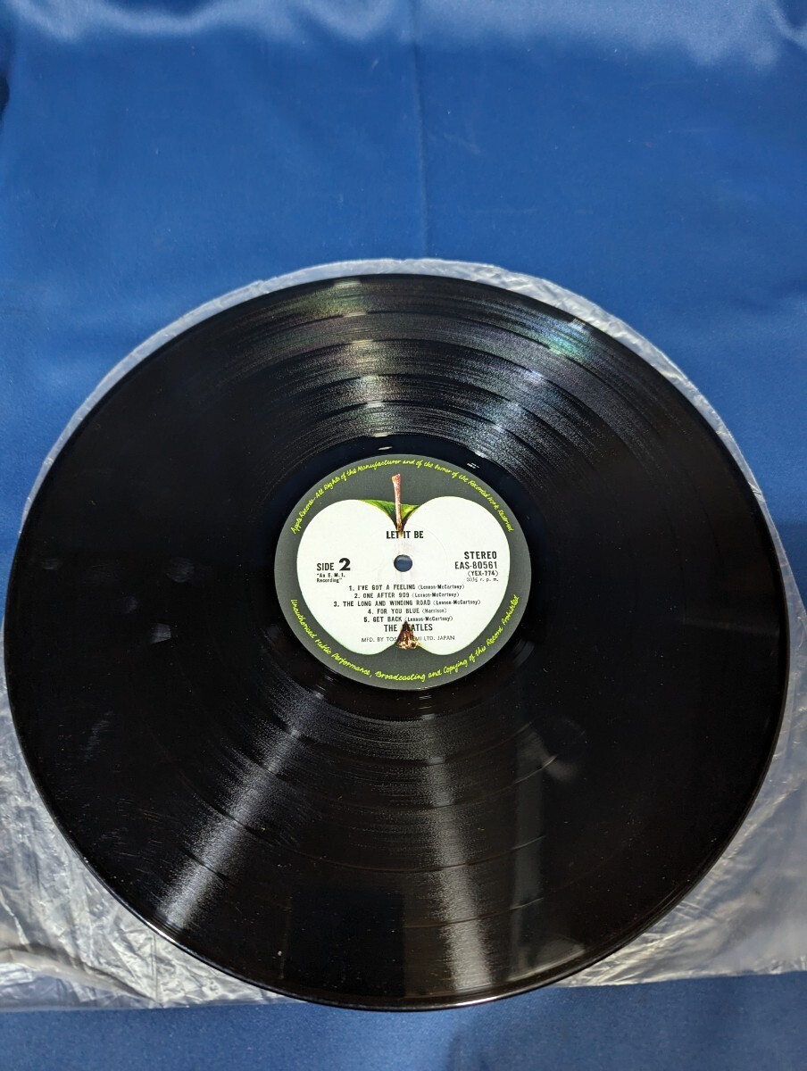 LP レコード レット・イット・ビー ザ・ビートルズ EAS-80561 東芝EMI The Beatles Let it be 洋楽 帯付き_画像5