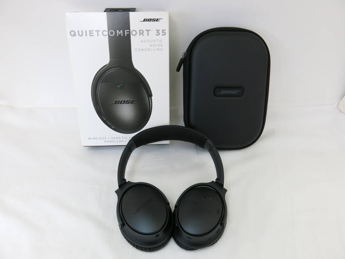 1 иен ~ BOSE Bose [QC35] QuietComfort 35 wireless headphones б/у выход звука проверка settled беспроводной наушники 