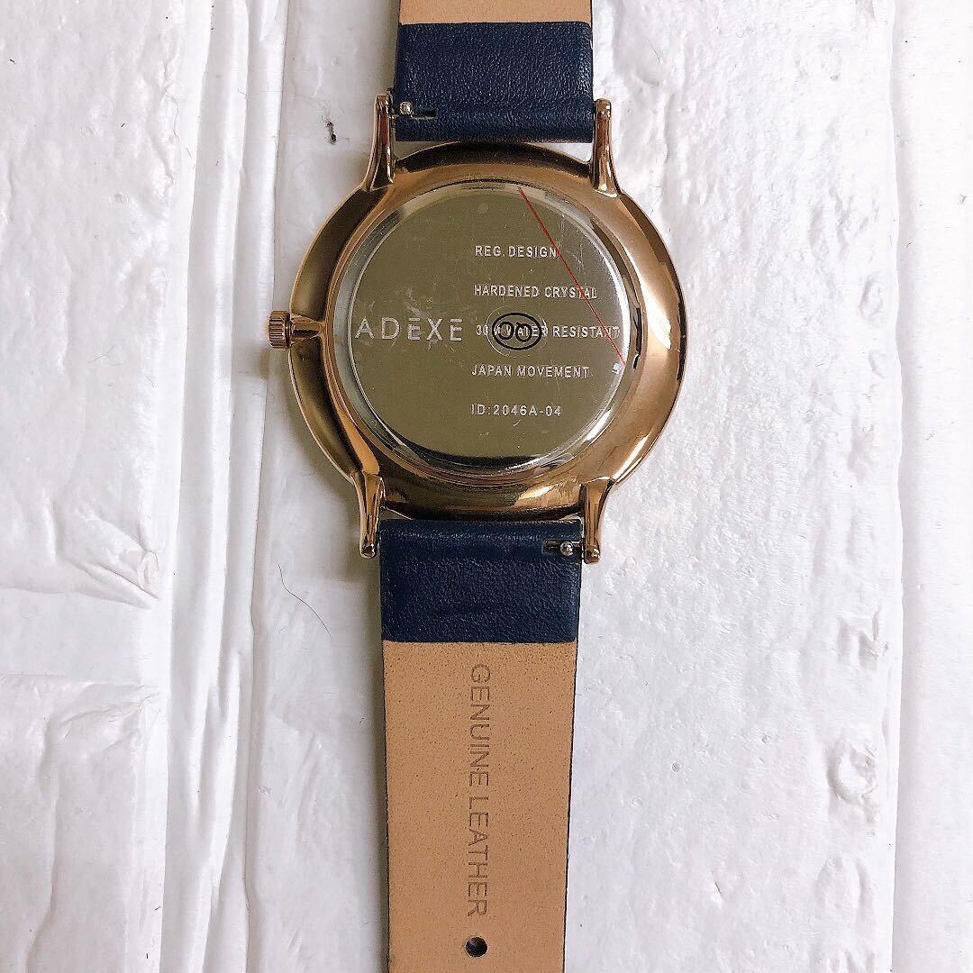 ADEXE[アデクス] 腕時計 クォーツ 2046A-04 正規輸入品 ブルーの画像3