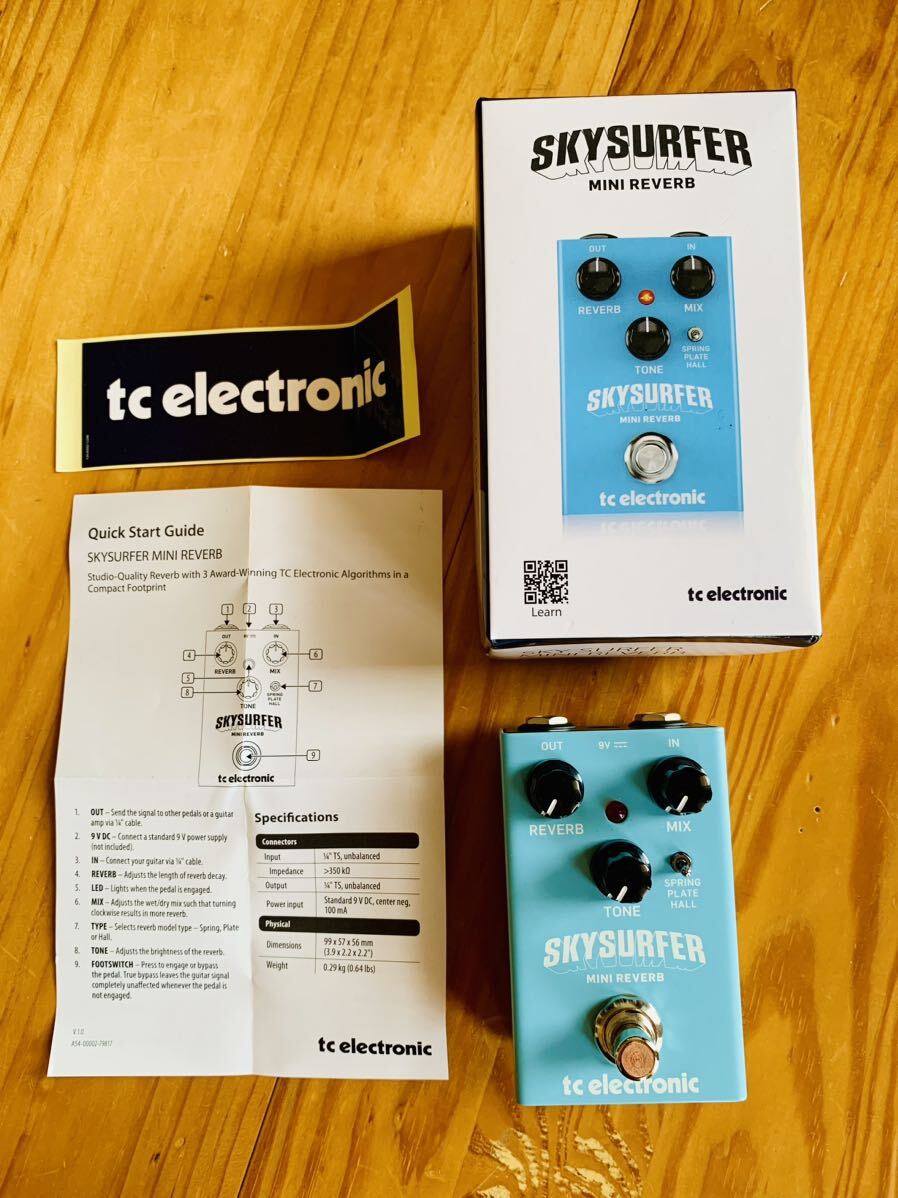 tc electronic SKYSURFER MINI REVERB リバーブエフェクター リヴァーブエフェクターの画像1