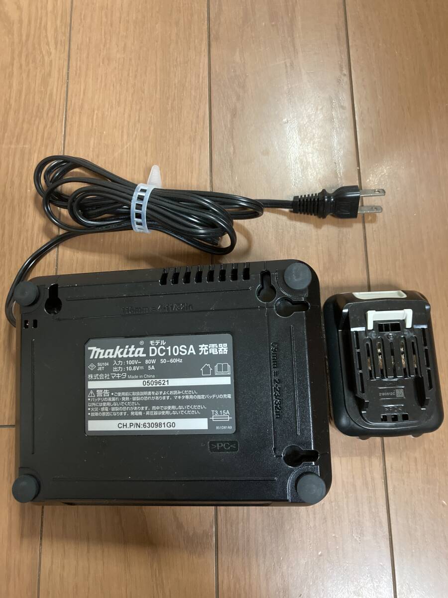 makita マキタ 動作確認済 Li-ionバッテリー充電器セット Li-ionバッテリBL1015 DC10.8V 1.5Ah 17Whの画像2