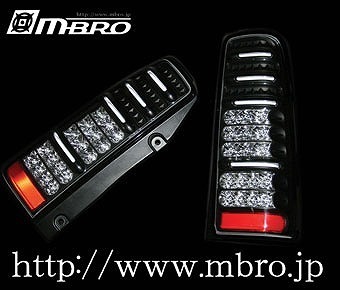 【送料無料】エムブロ ジムニー ＪＢ２３Ｗ ＬＥＤテールランプ ブラック テールライト JB23Wの画像1