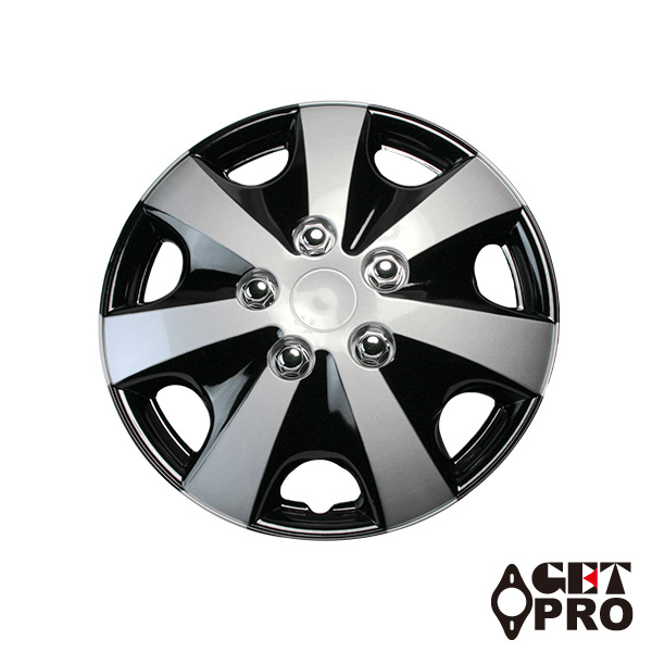 [Get Pro] Колесо-крышка 14 дюйм 1 установка 4 штук (серебро и черное) Honda Fried Wheel Cap Get-Pro