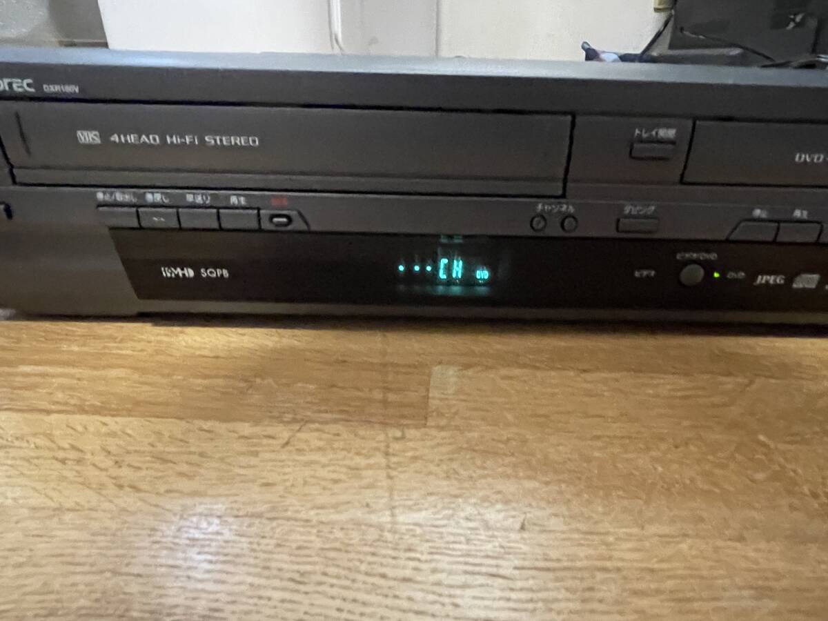 DXR160V 動作未確認 通電OK！ビデオ一体型 DVDレコーダー の画像3
