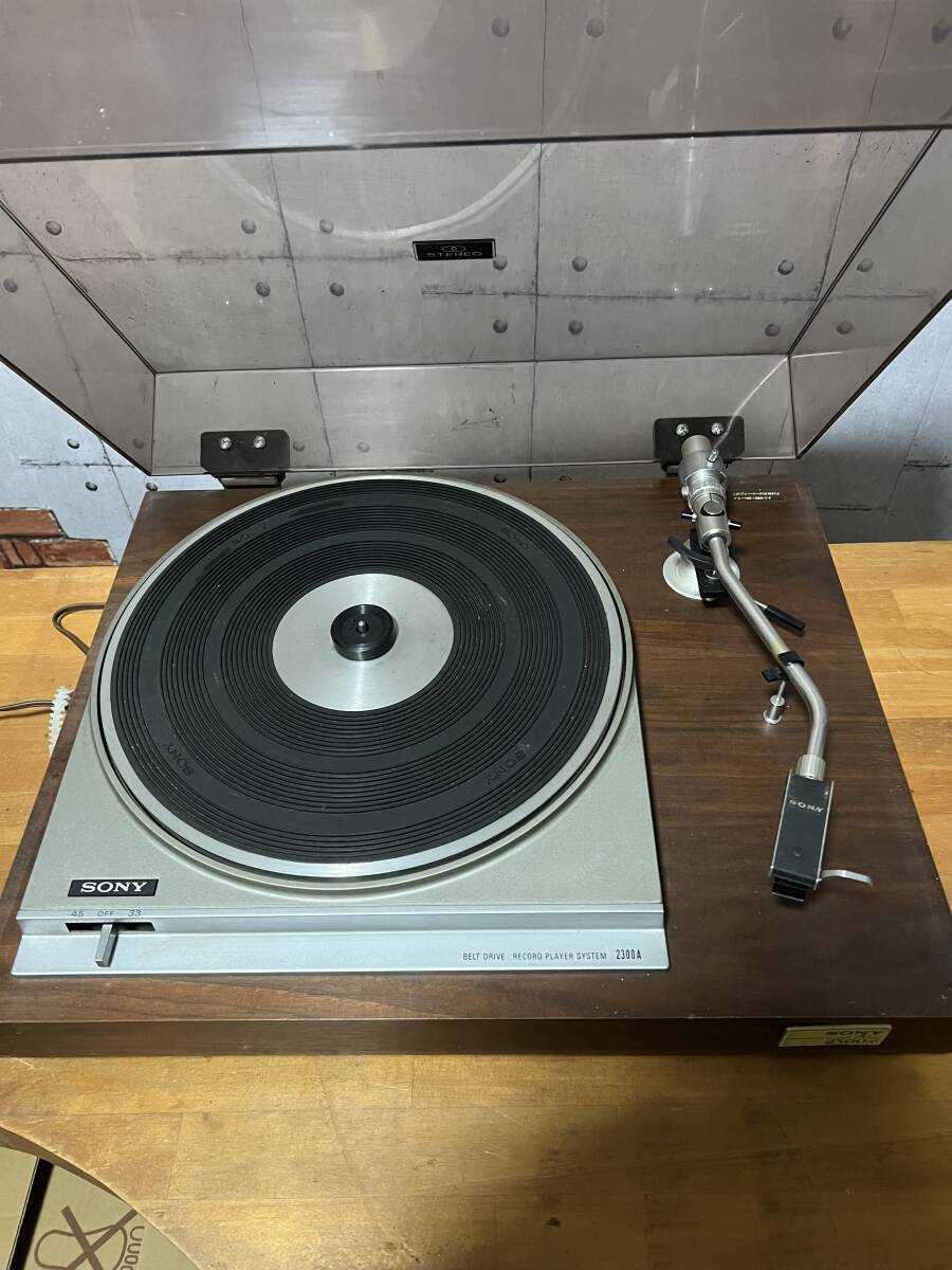  SONY ソニー PS-2300A RECORD PLAYER SYSTEM レコードプレーヤー ターンテーブル の画像1