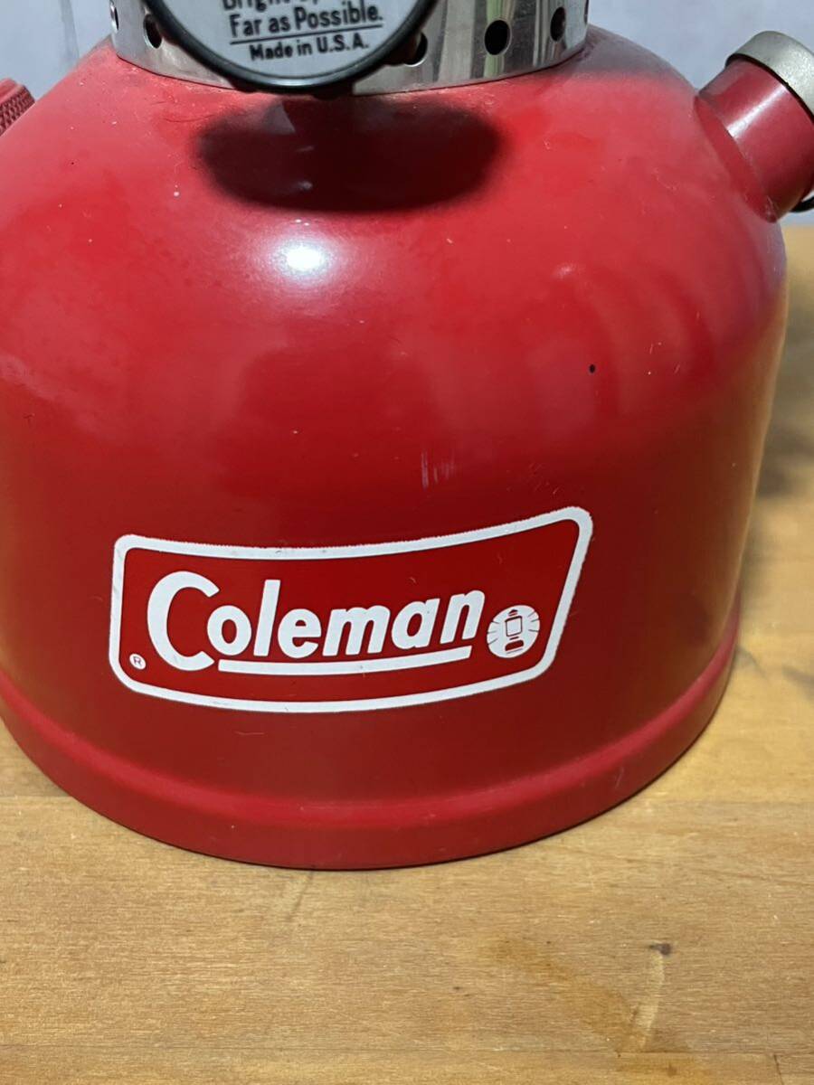 [ прекрасный товар ]Coleman 200A Coleman 1973 год 10 месяц производства Vintage фонарь Coleman день рождения фонарь 