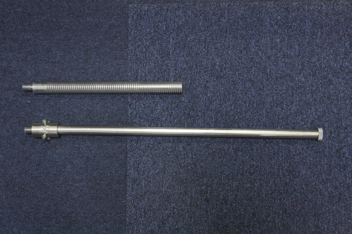 タカハシNJP用ウェイト直棒Φ18mm Ｌ=58cm ステンレス（おまけ付）の画像6