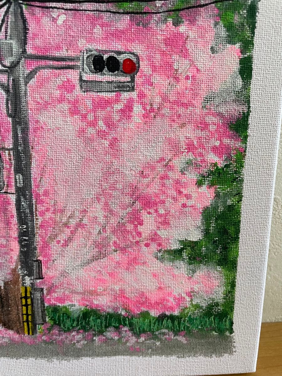 桜】絵画/原画/絵/アート/art/アート作品/作品/キャンバスアート 桜】絵画/原画/絵/アート/art/アート作品/作品/キャンバスアート