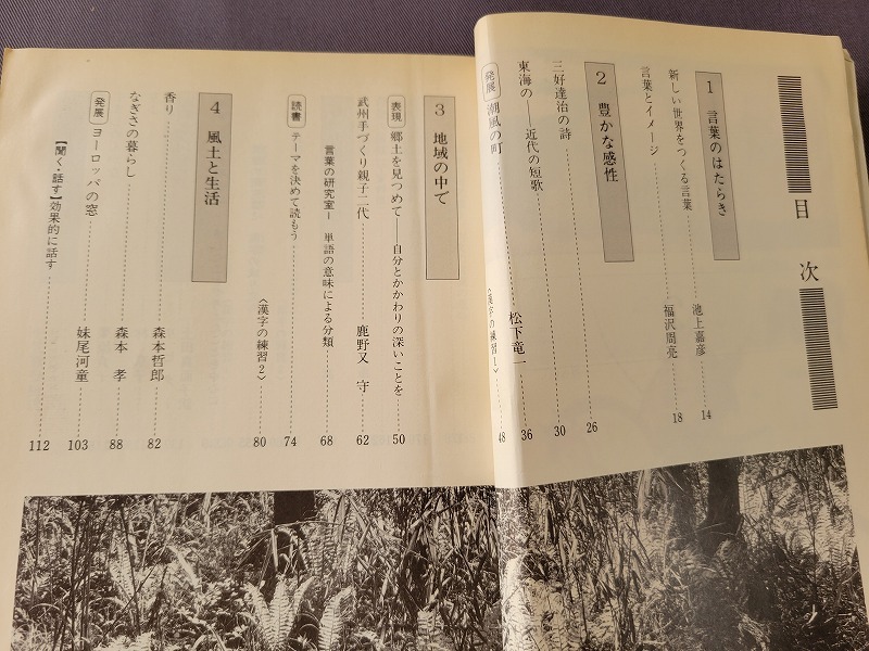 昭和64年発行　中学教科書　新訂 中学国語2　教育出版　/A_画像3