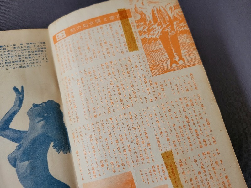 昭和31年8月号 100万人のよる 大人の楽しい`よる`の生活誌 季節風書店 当時物 /Ｂの画像3