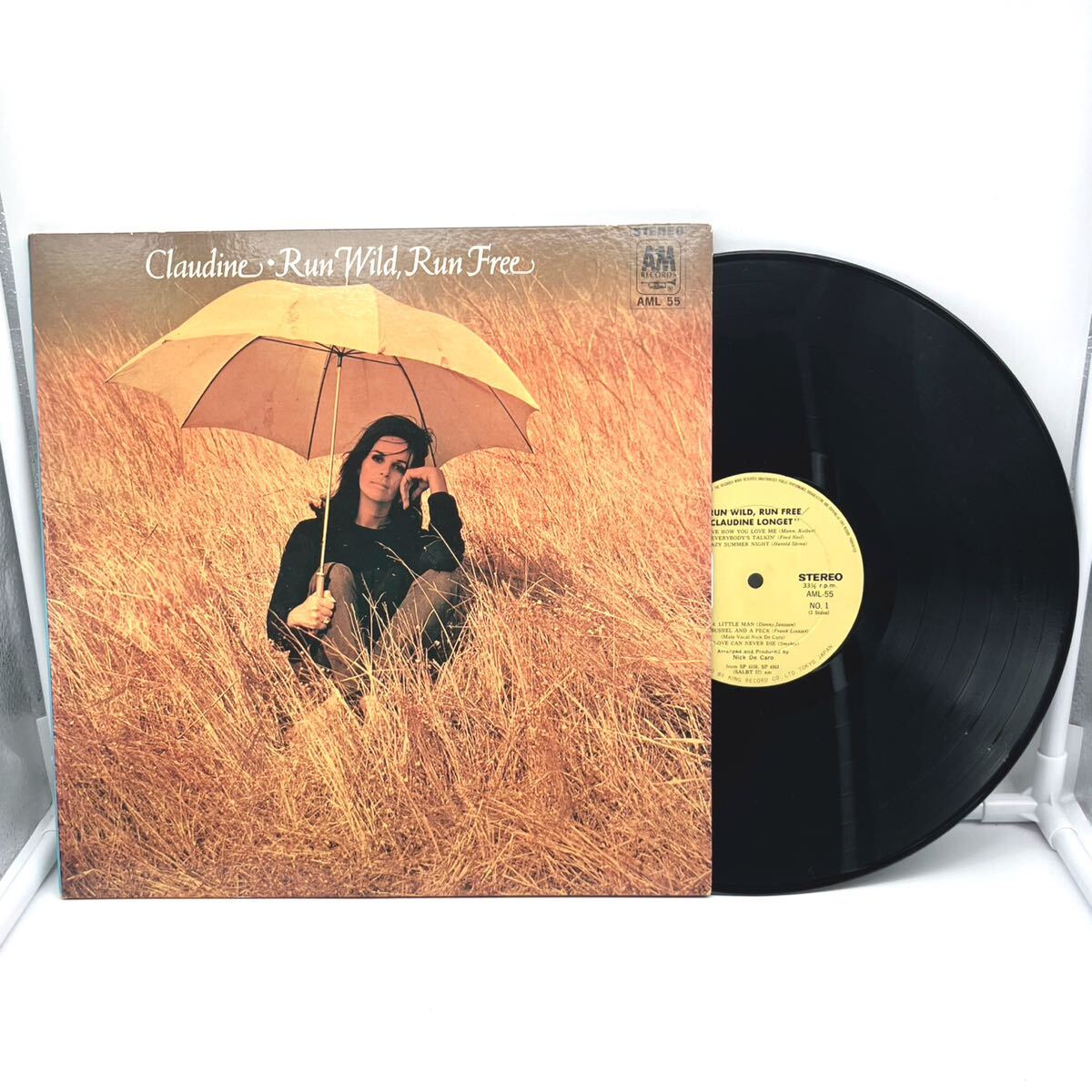 Claudine Longet/クローディーヌ・ロンジェ/Run Wild,Run Free/わすれたいのに/AML-55/LP/レコード/洋楽/国内盤/中古品/現状品/ジャンク/29の画像1