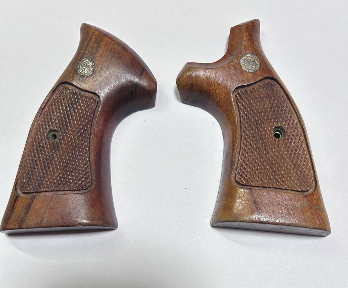 S&W company manufactured K frame for Target grip wooden secondhand goods 