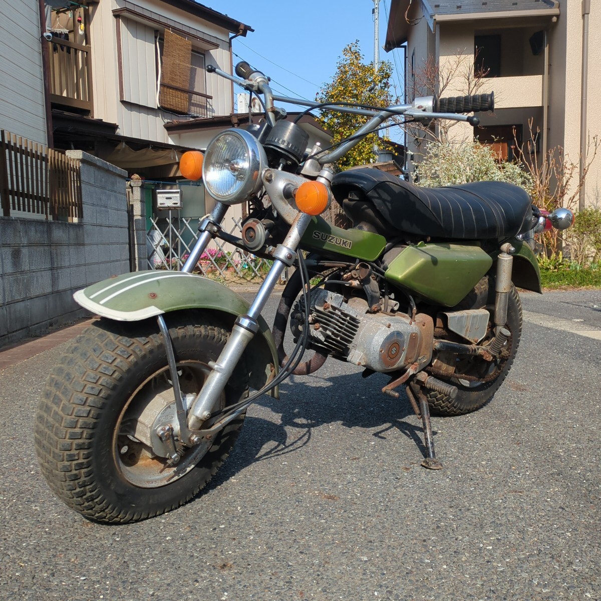 100円から売り切り！スズキ VANVAN90 バンバン90 RV90−3 1970年代当時物 不動ジャンク 全国配送可能です 不動 09098217182までの画像4