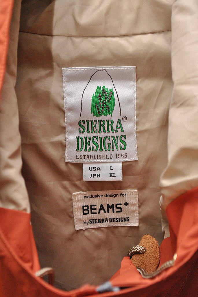 SIERRA DESIGNS × BEAMS PLUS LONG MOUNTAIN PARKA Sierra Design / Beams / горная парка / последний / orange /XL