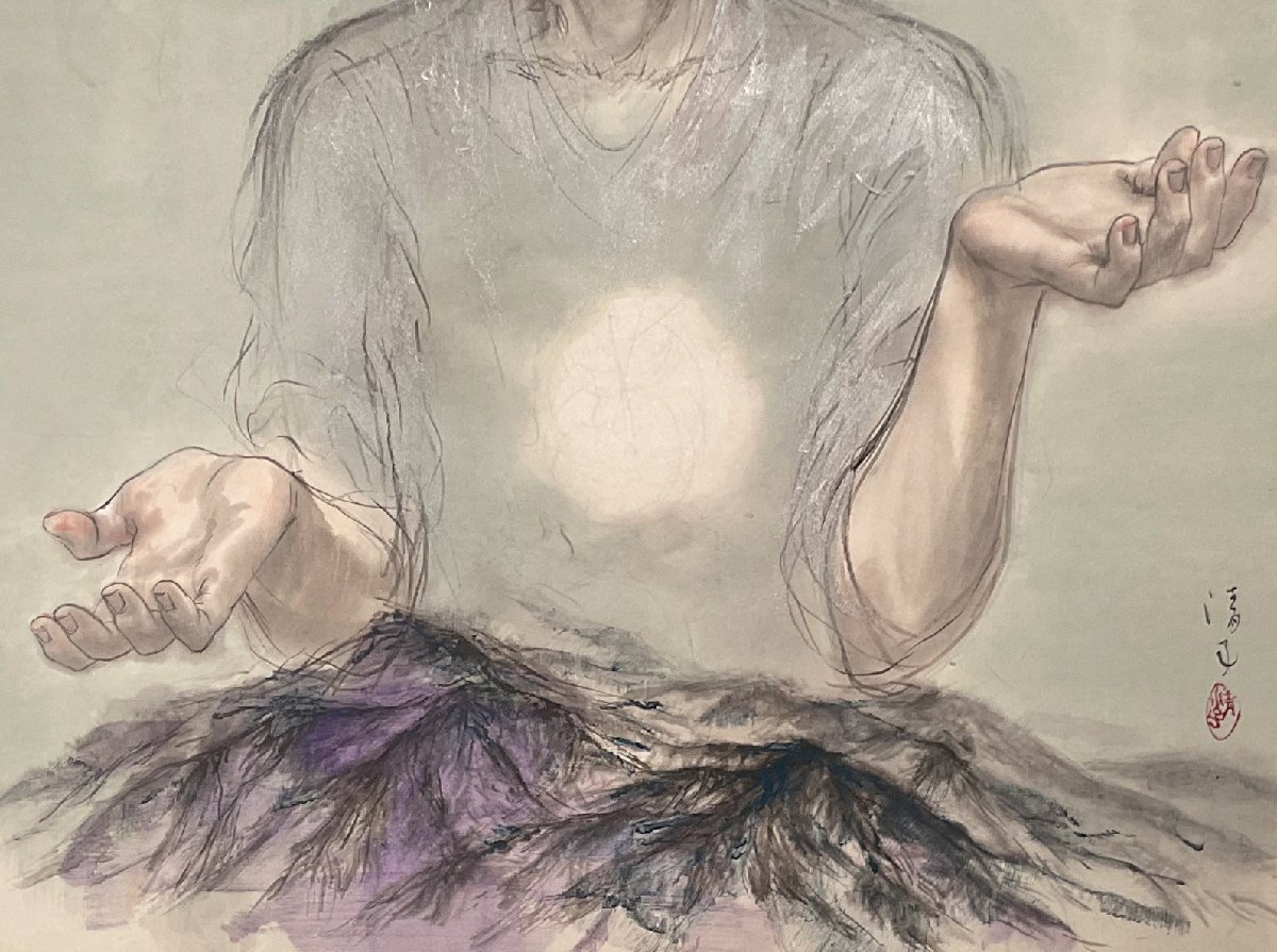 阿部清子(1970-)●アートコレクターズ掲載作品20号『霊感』美人画づくし掲載・美術評論家が注目する現代の若手日本画家の画像6