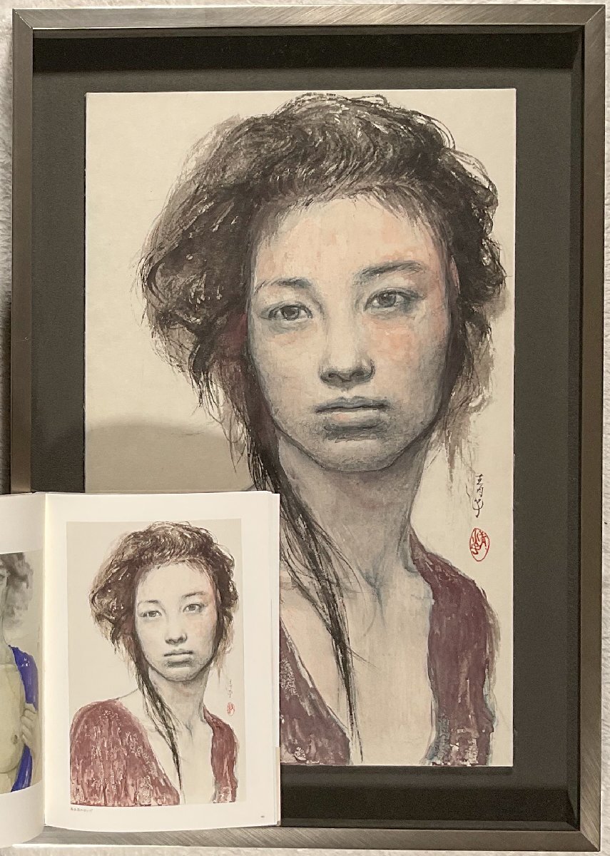 阿部清子(1970-)●画集掲載作品10号『私を忘れないで』美人画づくし掲載・美術評論家が注目する現代の若手日本画家_画像1