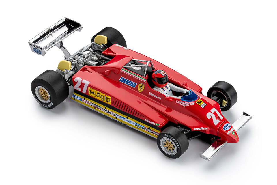 1/32 スロットカー POLICAR Ferrari 126 C2 #27 de Gilles Villeneuve 1982の画像2
