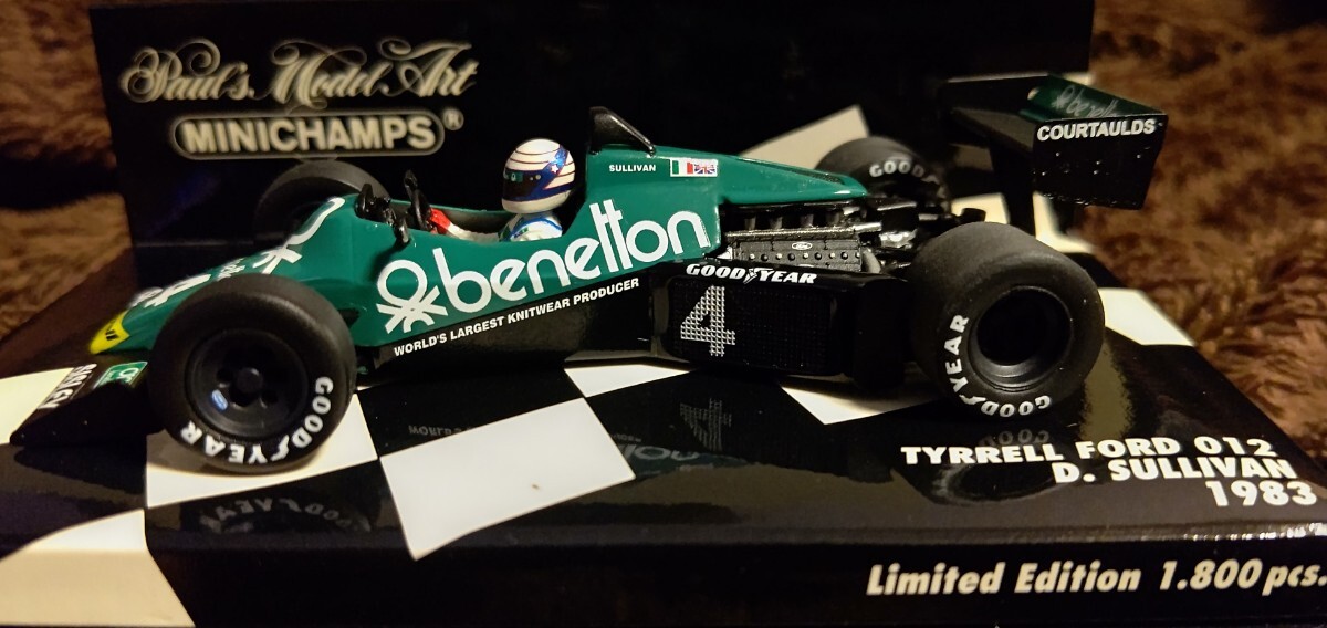 ミニチャンプス PMA 1/43 限定1800台 ティレル・012・フォード 1983 ダニー.サリバン MINICHAMPS TYRRELL・012・FORD 1983 DANNY.SULLIVANの画像2