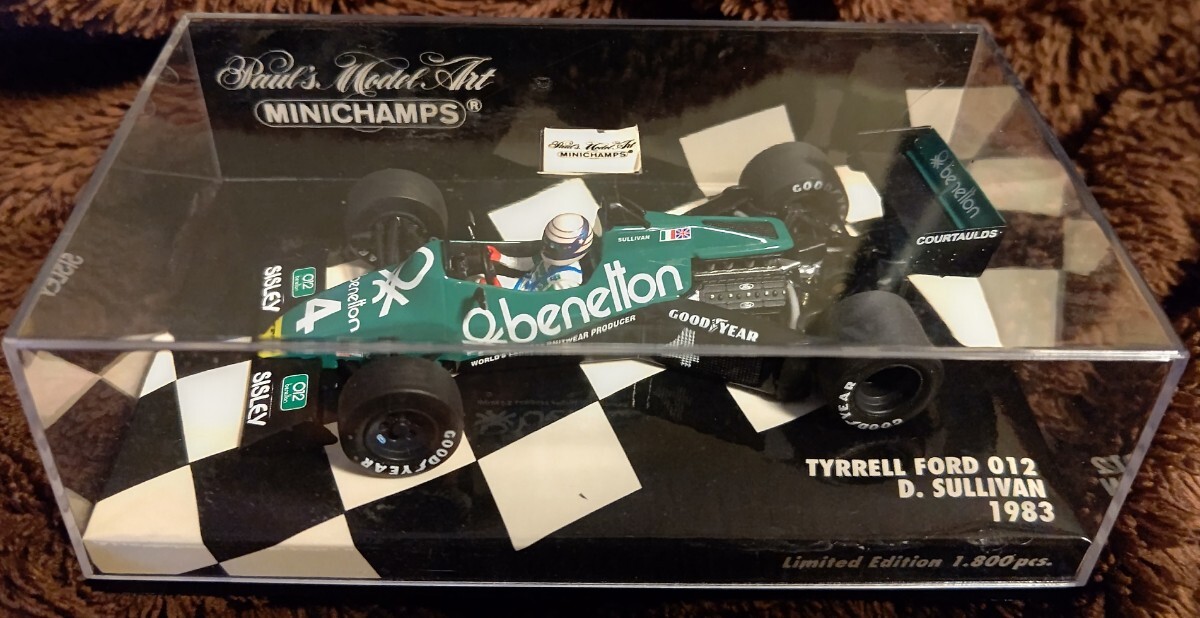 ミニチャンプス PMA 1/43 限定1800台 ティレル・012・フォード 1983 ダニー.サリバン MINICHAMPS TYRRELL・012・FORD 1983 DANNY.SULLIVANの画像7