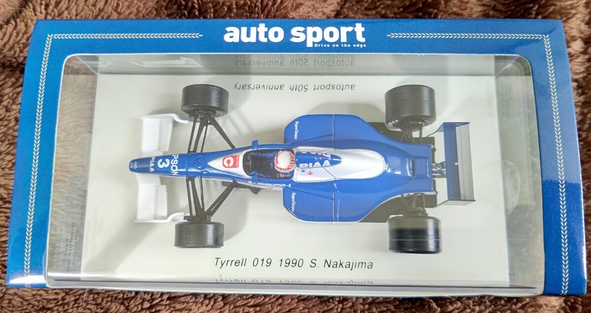  авто спорт 50 годовщина / специальный заказ Spark Model 1/43tireru*019* Ford 1990 год Nakajima Satoru spark/autosport 50th anniversary Tyrrell*Ford