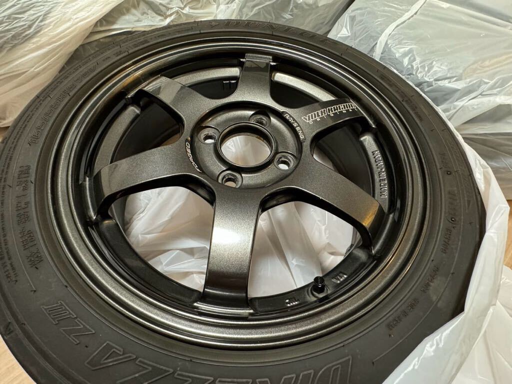 RAYS レイズ ボルクレーシング TE37 ソニック 15インチ 【取付対象】165/55R15 ホイール４本セット軽自動車_画像2