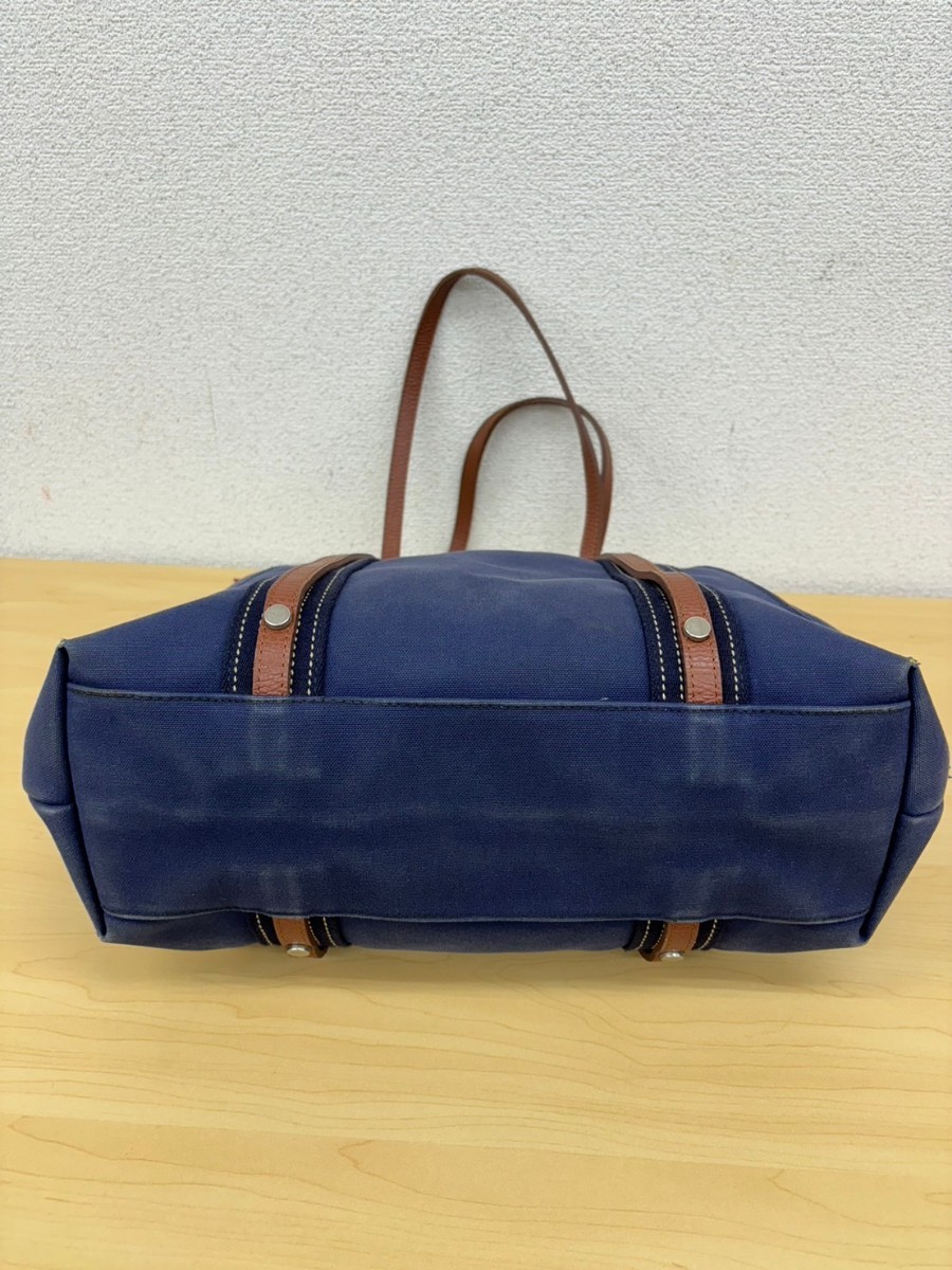 イタリア製 Orobianco オロビアンコ キャンバス×レザー トートバッグ ワンショルダーバッグ ハンドバッグ ビジネスバッグ 鞄 (フェリージの画像5