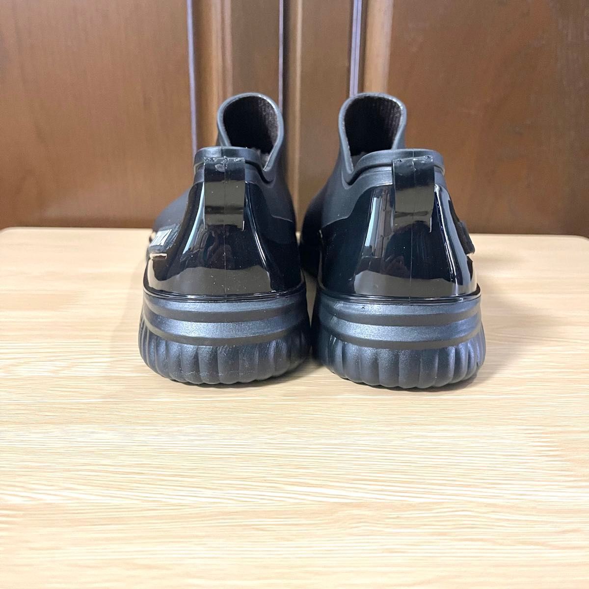 レインブーツ 長靴 レインシューズ メンズ 靴 完全防水 アウトドア ブラック 25.0の画像9