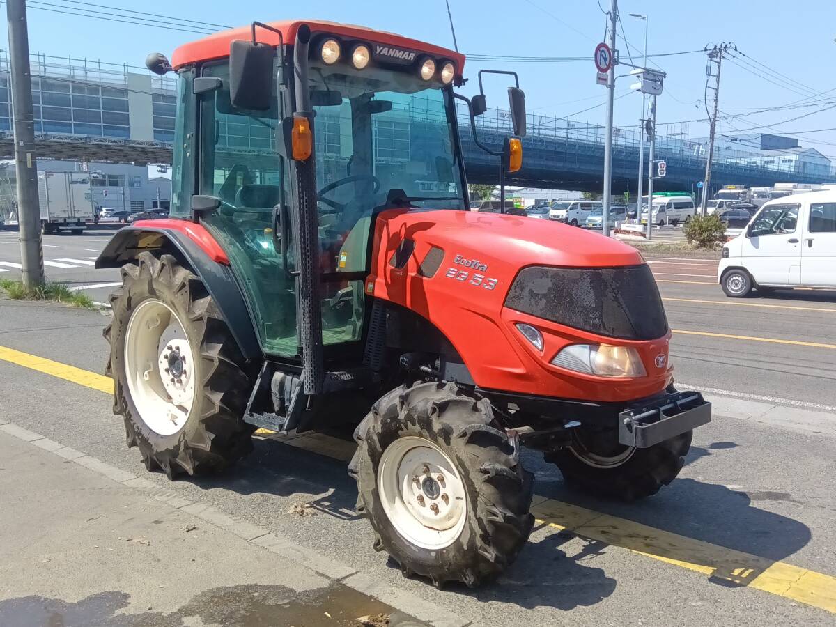 宮城県発 ヤンマー エコトラ EG53 678.8アワー 4WD/パワステ/UFO/バックアップ/倍速/逆転/キャビン 良好 中古 現状品 売切!!_画像1