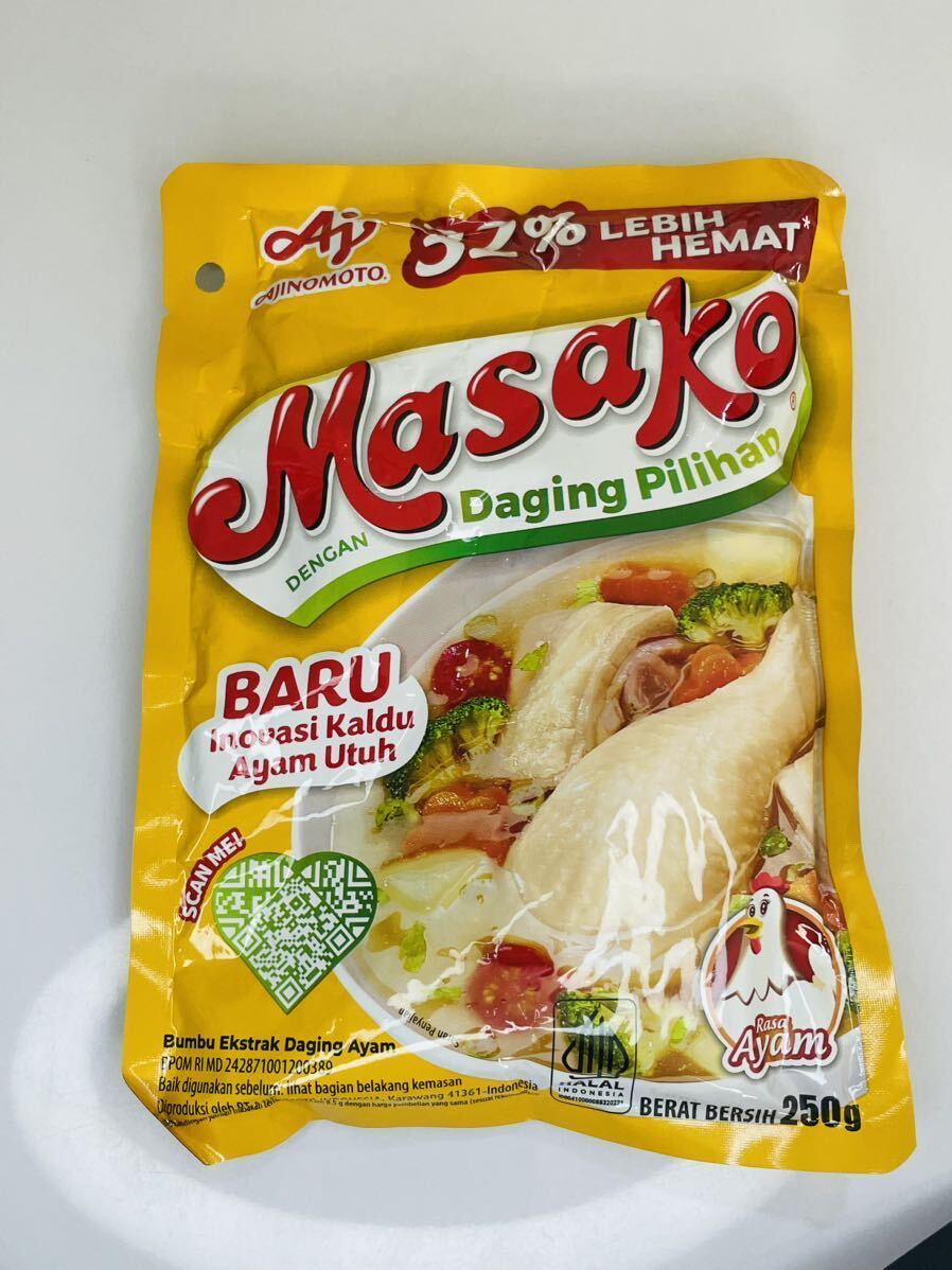 Ajinomoto Masako 250g x2 Rasa Ayam マサコ インドネシア味の素 チキン味 2セット Boleh Tanya pakai bahasa Indonesia_画像1