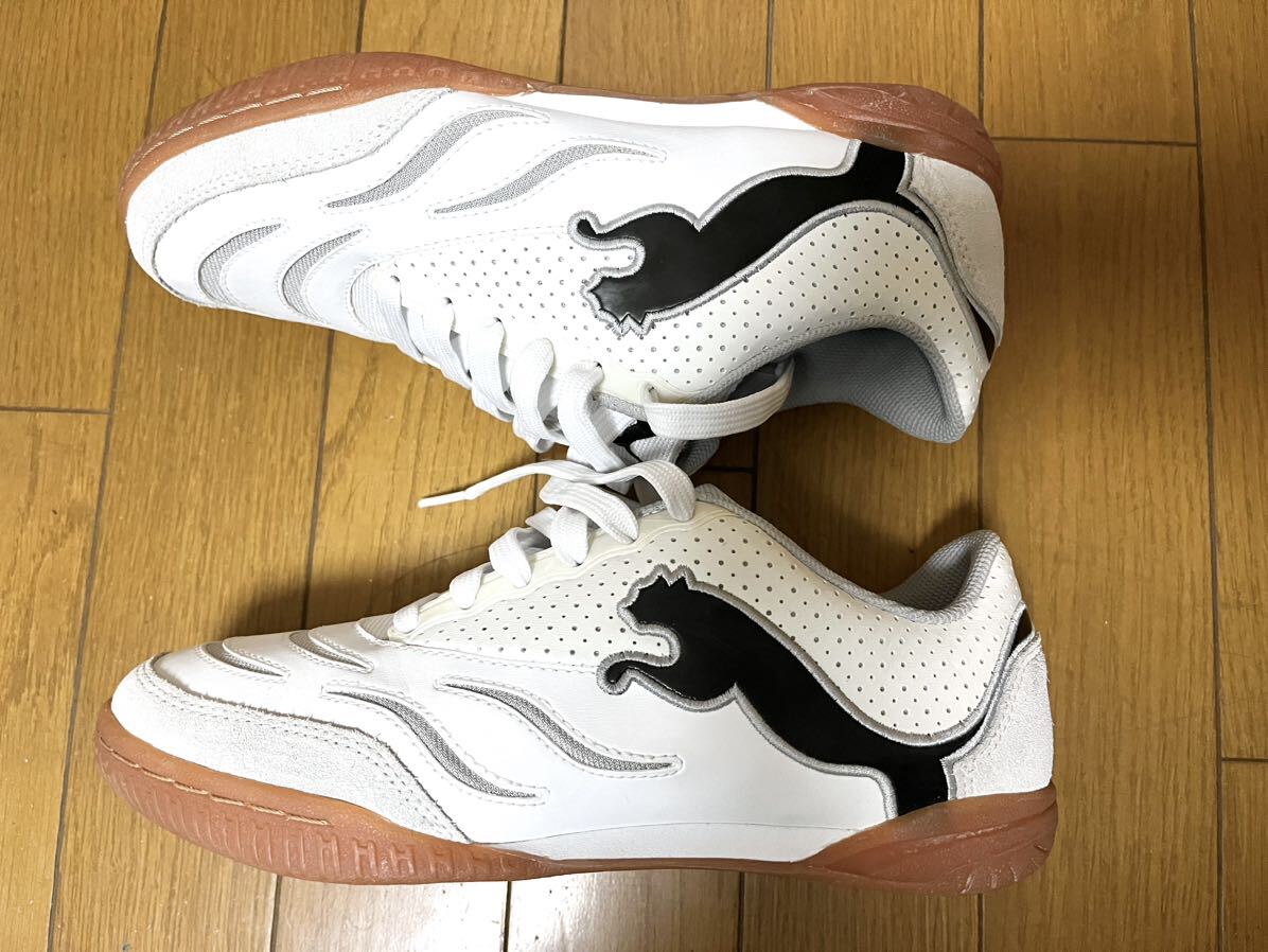 室内試着のみ PUMA プーマ メンズ スニーカー 25.5(小さめ) オフホワイト オリジナル箱つきの画像2