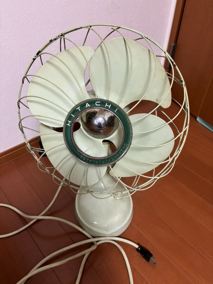 昭和レトロ ・日立の扇風機（ジャンク品）の画像1