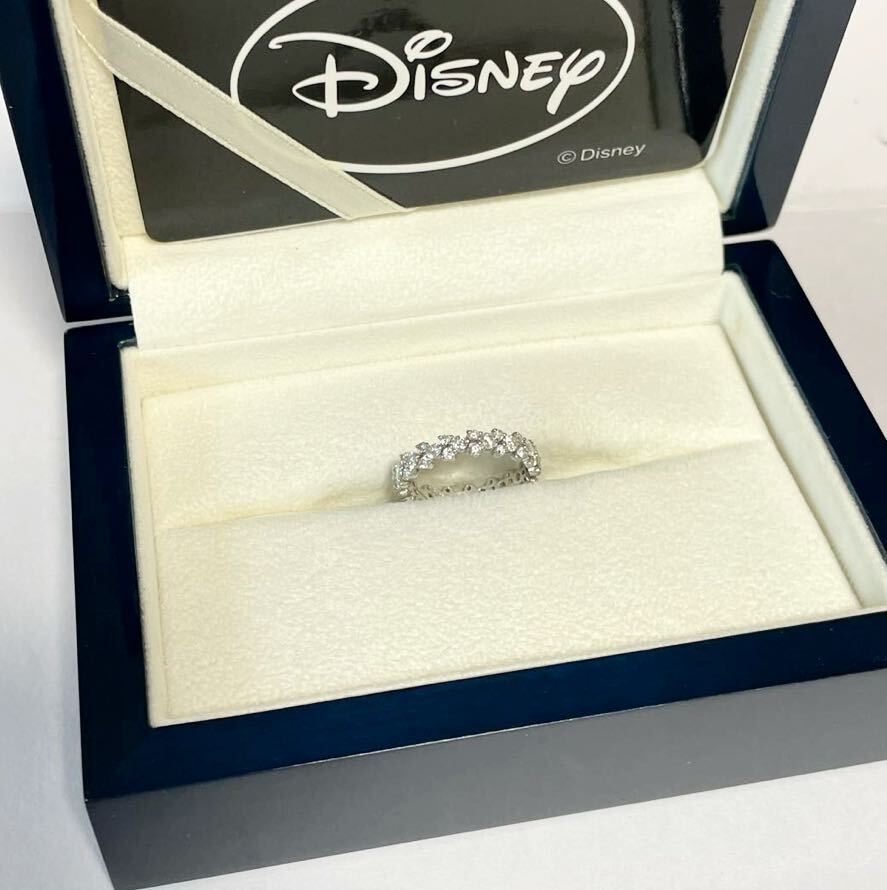 ディズニー ミッキーマウスモチーフpt900 ダイアモンド フルエタニティ リング 指輪 プラチナダイヤ 1.20ct Disney アクセサリージュエリーの画像6
