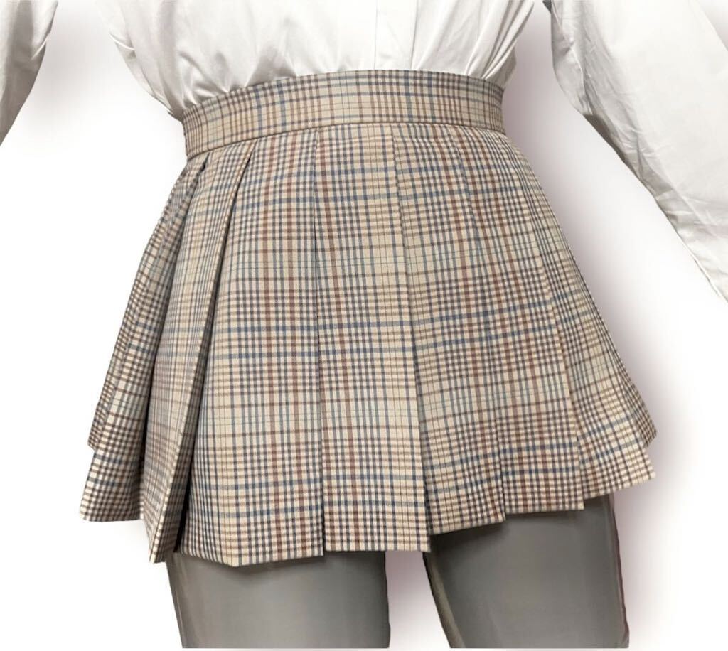 1 иен ~SALE* Saitama . талант высота длина 27 форма юбка проверка плиссировать костюмы микро Mini 