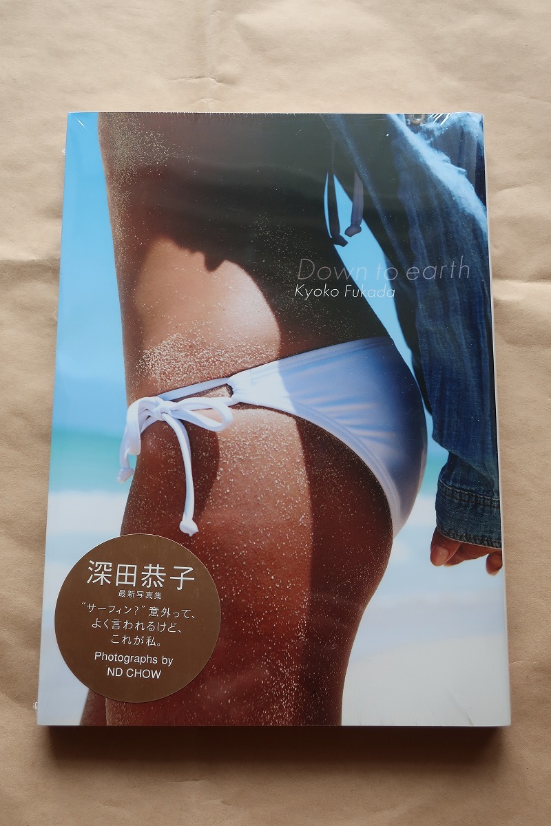 深田恭子写真集 Down to earth ワニブックス 未開封品