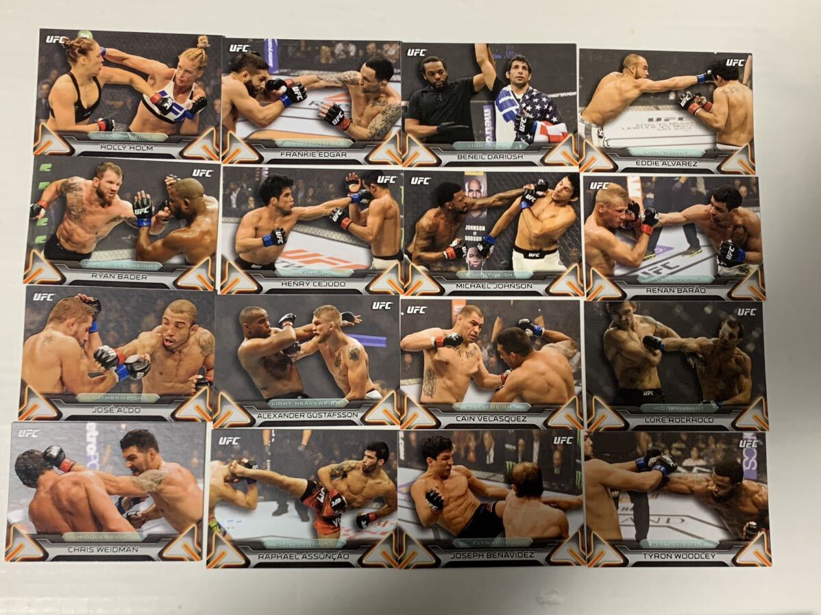 送料無料！ TOPPS UFC KNOCKOUT 2016 レギュラーコンプ 100枚の画像2