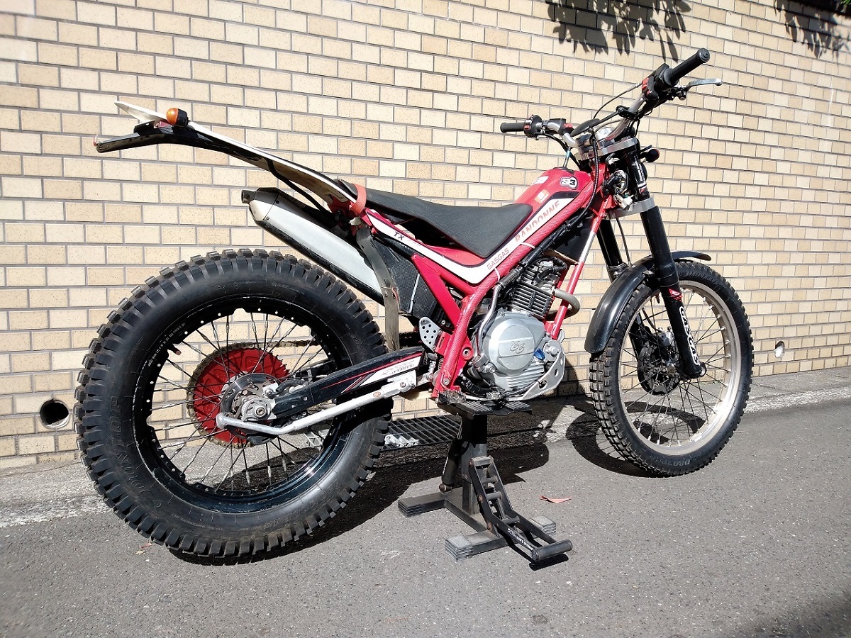 おまけあり☆ガスガス GASGAS ランドネ TX125 2011年マルゾッキモデル171cc 油圧クラッチ 山遊び トライアル エンデューロの画像4