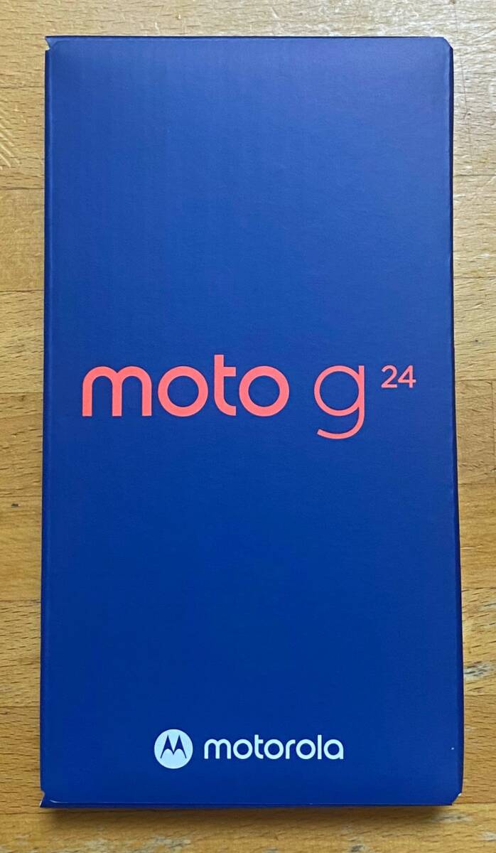 【新品未開封】【送料無料】モトローラ moto g24 8GB 128GB マットチャコール SIMフリー MOTOROLA_画像1