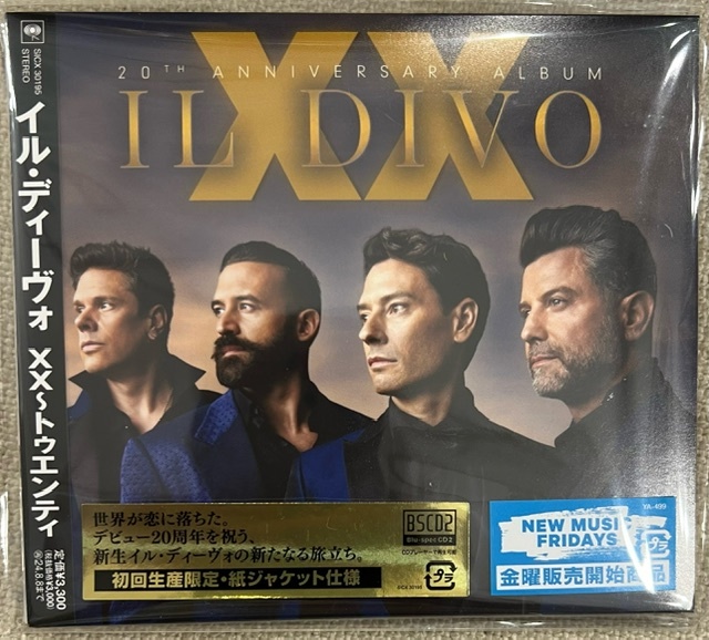 新品【国内Blu-spec CD2】IL DIVO イル・ディーヴォ XX～トゥエンティXX - The 20th Anniversary Album SICX30195 最新作の画像1