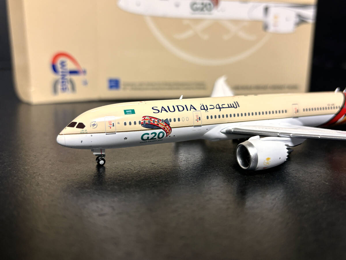 JCウィングス 1/400 サウディア 787-9 HZ-ARF G20ロゴ塗装機 JC Wings Saudiaの画像5